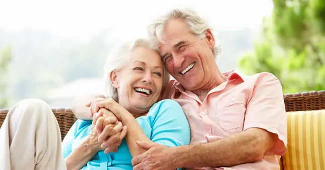 Older couple in New Haven MI with porcelain veneers.